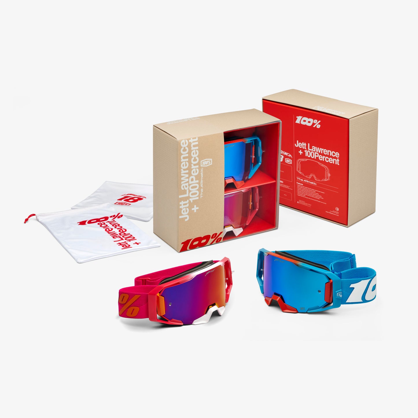 jett lawrence donut goggles ARMATIC Jett Lawrence LE Goggle 2-pack – Jettson Donuts